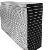 لوح صندقة ألومنيوم قياسي بعرض 600